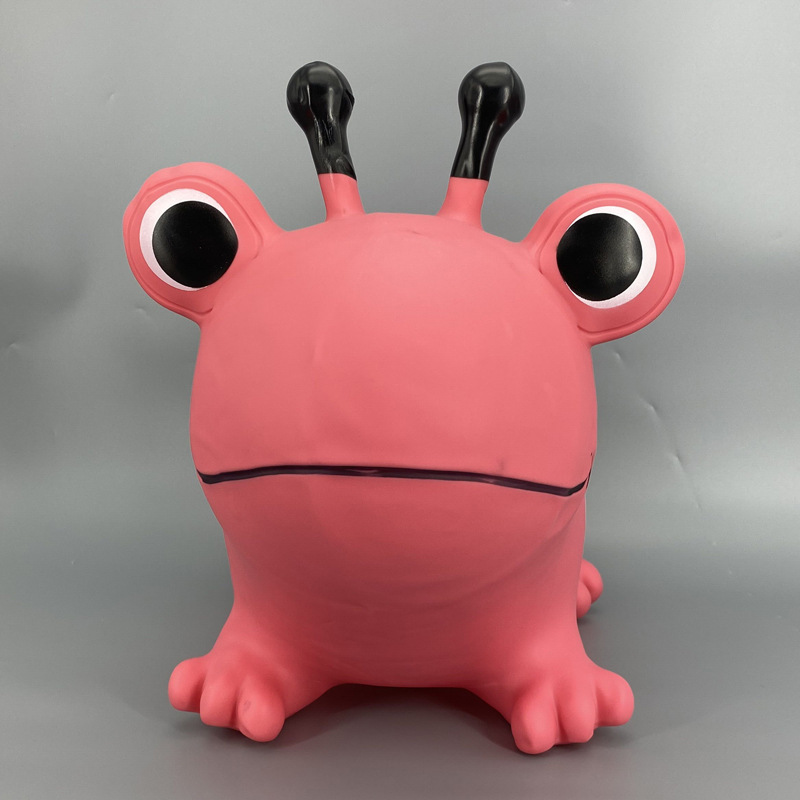 Juguetes de caballo de salto para niños patio de recreo de ranas indoor facilidades de parque de atracciones ranas saltar caballo de salto equipos pequeños al aire libre