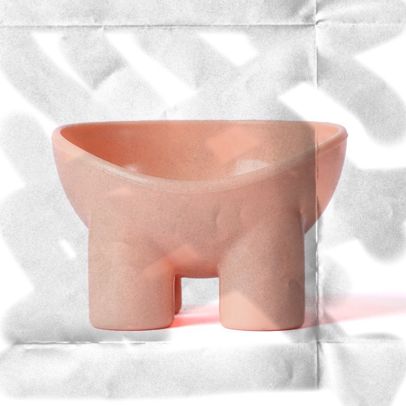 라이트 핑크 [코끼리 다리 목 각반 애완동물 세면대]