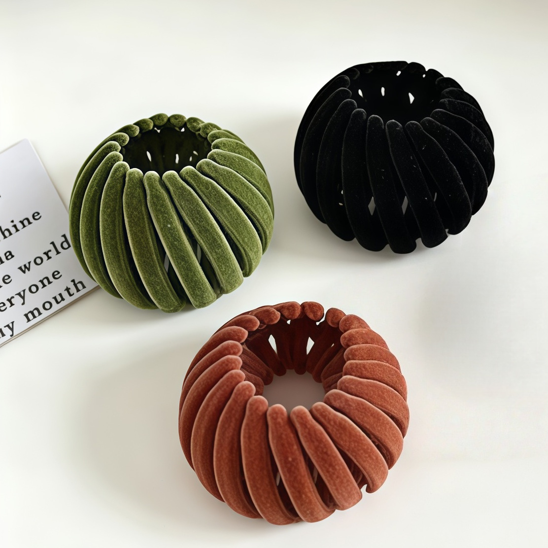 Conjunto de tres piezas afelpado - 3
