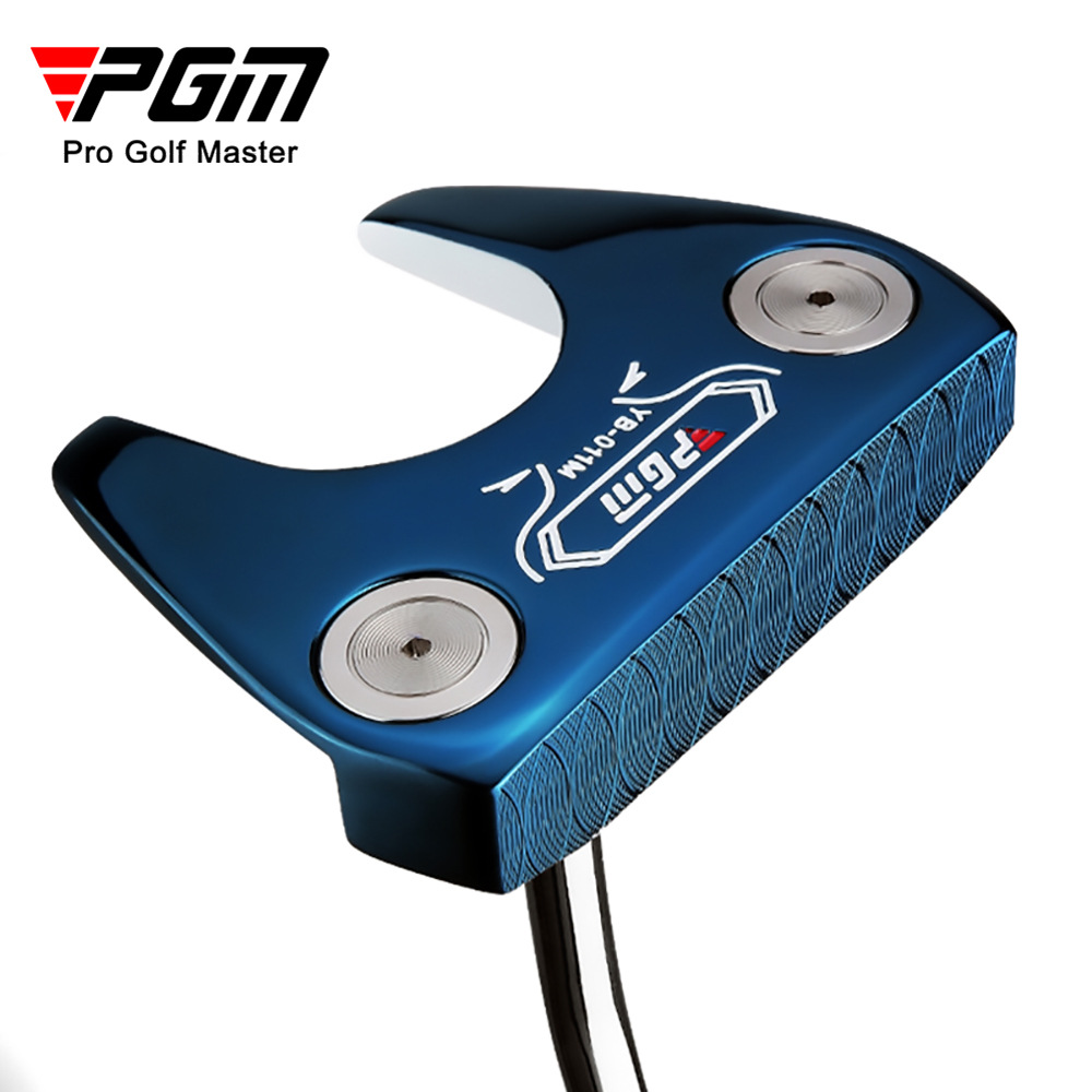 Gậy đánh gôn PGM dạng putter trọng tâm thấp, tay cầm PU lớn, thân inox không mối nối — TUG024 Vàng, TUG024 màu xanh lam