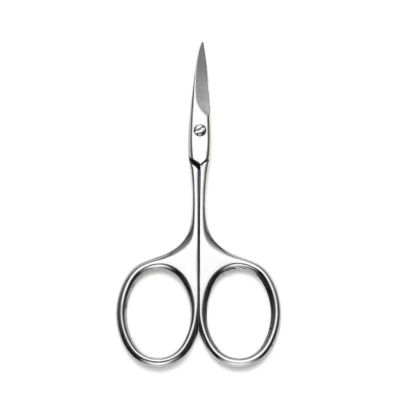 Tijeras pequeñas de acero inoxidable tijeras de pelo de nariz tijeras de cejas tijeras de belleza pegatinas de párpado doble tijeras de pestañas tijeras de barba comercio electrónico transfronterizo