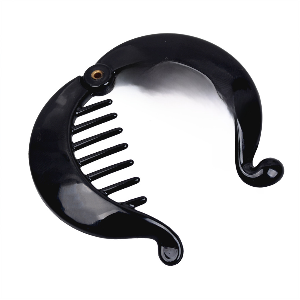 Fermaglio a banana per capelli accessorio moda elegante donna_voghion.com