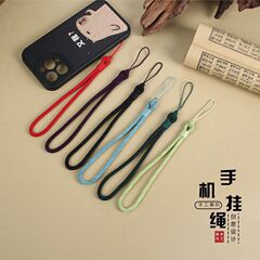 シンプルな携帯電話のストラップの短い手首の男女の手作りのストラップは丈夫で丈夫なストラップのストラップを編みます。