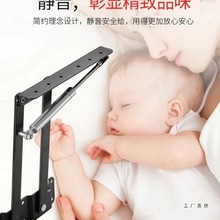 新款液压缓冲茶几升降器餐桌两用升降折叠支架多功能家具五金配件