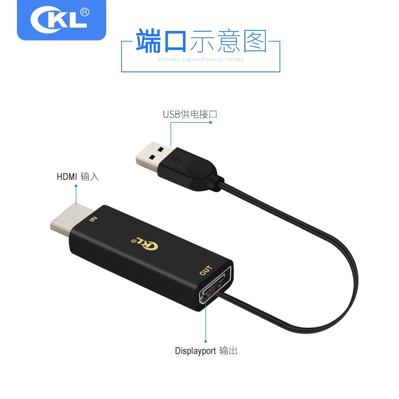 HDMI к DP поддерживает 4K 60Гц