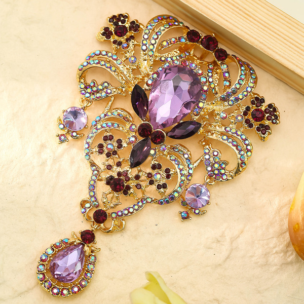 creative high-end fashionable brooch drop-shaped