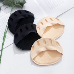 Half-length socks, forefoot, half-length socks, sandals, high heels, invisible front feet, women's socks, open-toe non-slip five-finger socks, summer thin