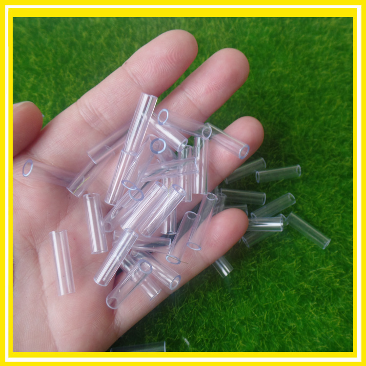 PVC塑料毛细管 实验室用透明毛细软管 超细硬管 长度20mm透明