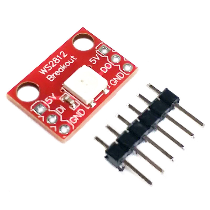 RGB LED Breakout - WS2812彩色灯模块单线接口全彩发光管