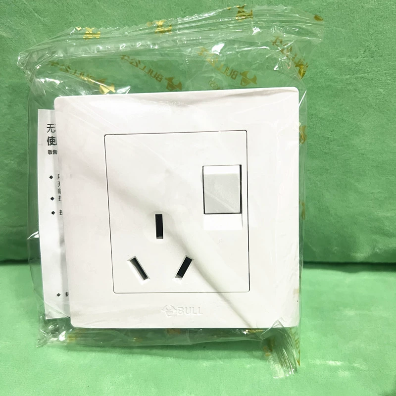 Bull switch socket Panel wholesale 86 dark installation wall air conditioner 16a four -hole usb plug G12 large board white