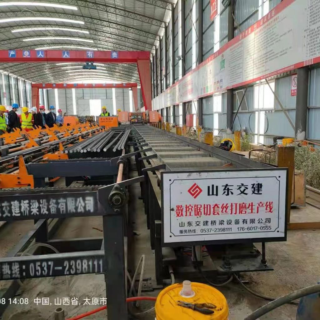 出售数控钢筋锯切套丝生产线 智能钢筋锯切套丝打磨生产线