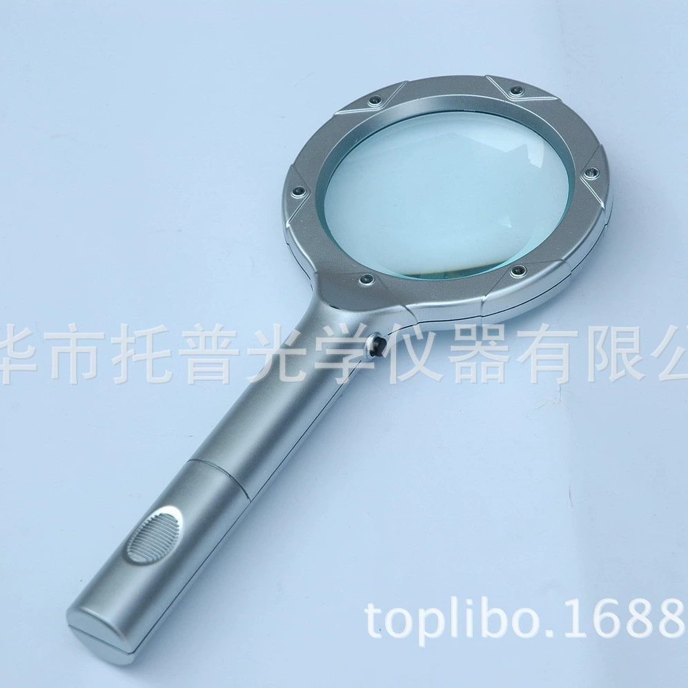 Увеличительное стекло Светодиодная Лупа ручная Лупа с подсветкой ручная Лупа