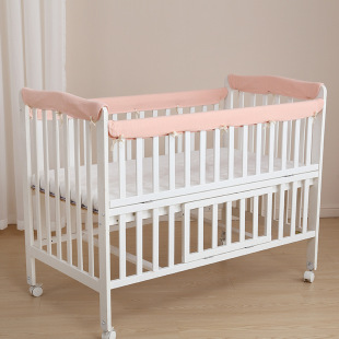 Crib Anti-collision Soft Edge Baby Anti-bite Strip Pure Cotton Fence Anti-collision Bed Wall Children Splicing Bed Protection