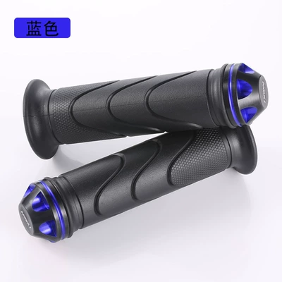 Scooter Handlebar Grips, Motorcycle Throttle – Motorcycle Handle Cover - 223-handlebar-tape-blue