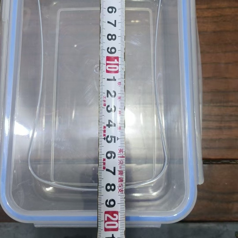 長方形のプラスチック透明食品グレードの密封ボックス冷蔵庫穀物収納ボックスキッチン収納ボックス|undefined