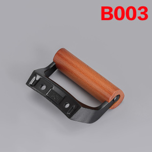Factory wholesale Beech soup pot glass pot milk pot stainless steel pot ear solid wood pot ear anti-scalding handle steamer accessories