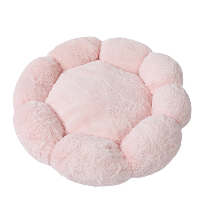 Nuevo nido para mascotas nido de flores redondo gato invierno cálido felpa nido para gatos cuatro estaciones perreras universales al por mayor transfronterizo