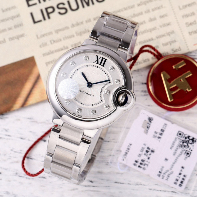 Automatické mechanické dámské hodinky modrý ciferník luxus_voghion.com