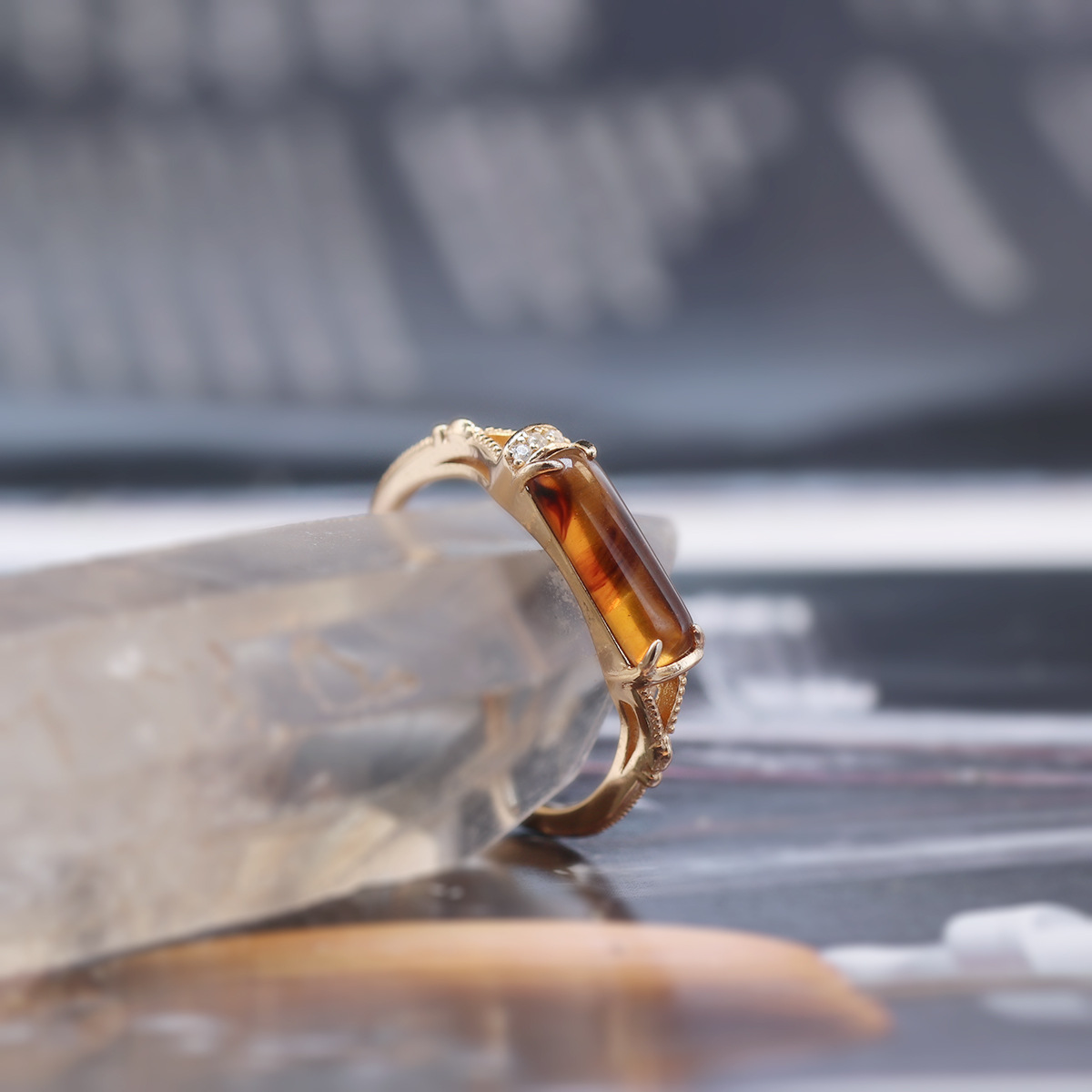 1g Weight Amberoid Inlay Material Charms, Rings Classification 1 Piece Quantity Daily Occasion 925 Sterling Silver Material Geometric Pattern All Seasons Season Women's Gender Casual, Retro Style Agete Christmas Limited Amberoid Rings Pendants New Wholesale 925 Sterling Silver Gold Plated Personality Retro Necklace 9