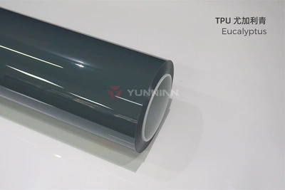 Auto Color Change Film wrap, glossy color change, full car - tpu-eucalyptus-green-15215m