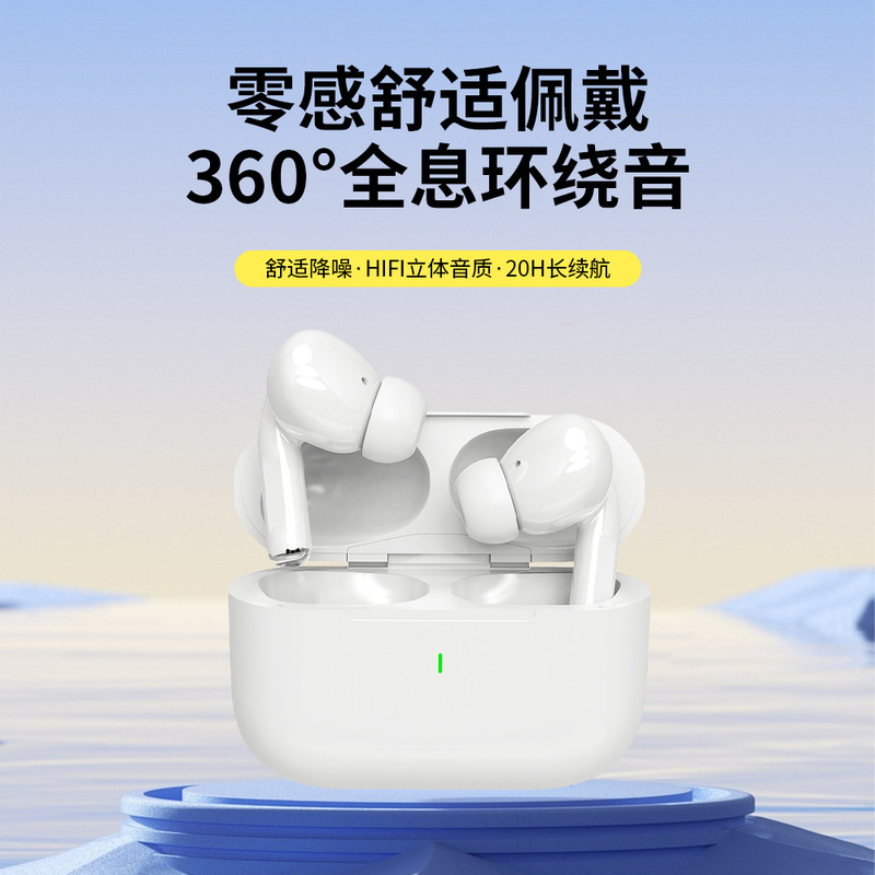 Cross-Border Hit Product, True Wireless Bluetooth Earphones, Compact and Delicate, Comfortable to Wear, Long Battery Life, 3D Stereo Surround Sound Quality