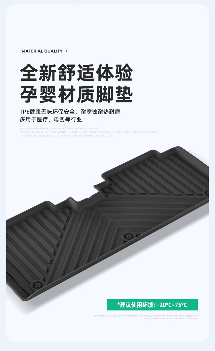 Suitable for 25-26 Chery Icar V23 Car Special Floor Mats Tpe Floor Mats Trunk Mats Backrest Mats