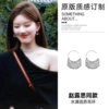 Ear clips * silver drop-shaped