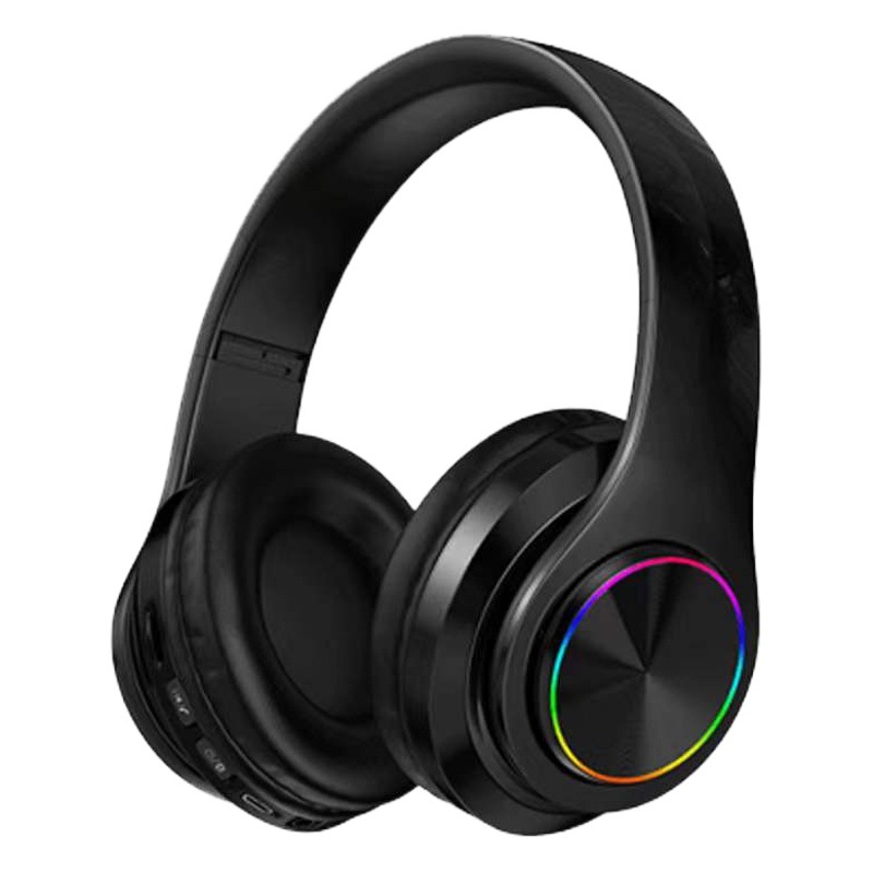 B39 transfronteriza auricular Bluetooth UV plegable deportes auriculares inalámbricos auricular luminoso sonido estéreo