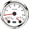 0-6000RPM (silver edge + white bottom) - oil pressure PSI + water temperature ℉