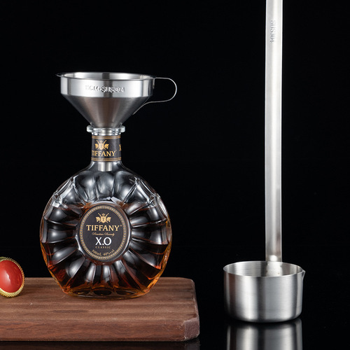 304 stainless steel wine drain kitchen household dispensing funnel filter residue large oil drain two and a half kilogram wine spoon