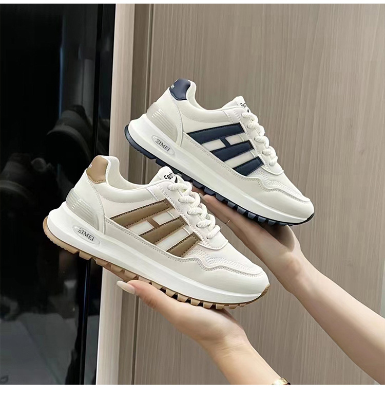 Zapatos deportivos para mujer, zapatos de baloncesto, zapatillas de deporte, zapatillas de deporte sintéticas fáciles de limpiar_voghion.com