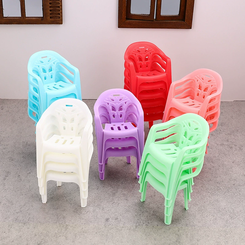 Детские кукольные домики аксессуары спинки стулья Гуандун табурет ностальгический мини-кресло моделирование модели украшения