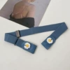 45# denim double daisy style-light blue