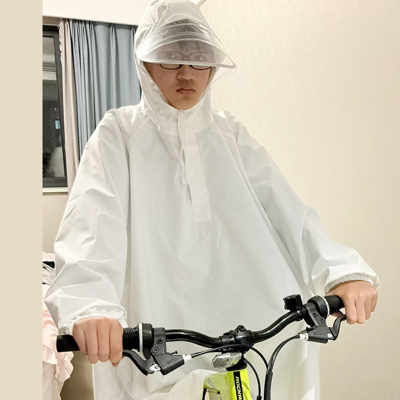 Poncho de Lluvia con Mangas para Ciclismo de Tela Oxford para Adultos image 13