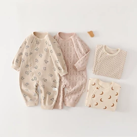 连身衣、爬服;童内衣套装;童保暖上装