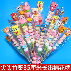 漫画マシュマロミックスロング串焼きキャンディグミキャンディスティックキャンディインターネット有名人の景勝地公園ナイトマーケット卸売