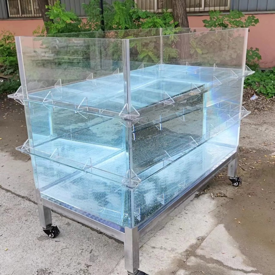 亚克力水箱大型水槽不漏水抗压 有机玻璃透明实验装置仪器精密