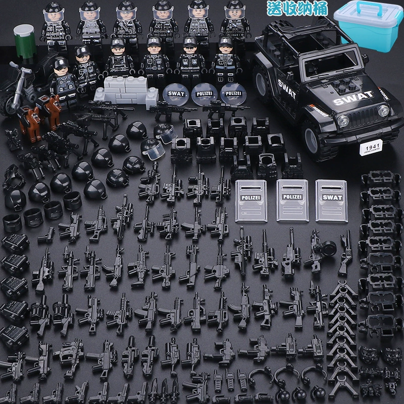 Конструктор с минифигурками (Lego) — военные и полиция, солдаты, техника и аксессуары, наборы