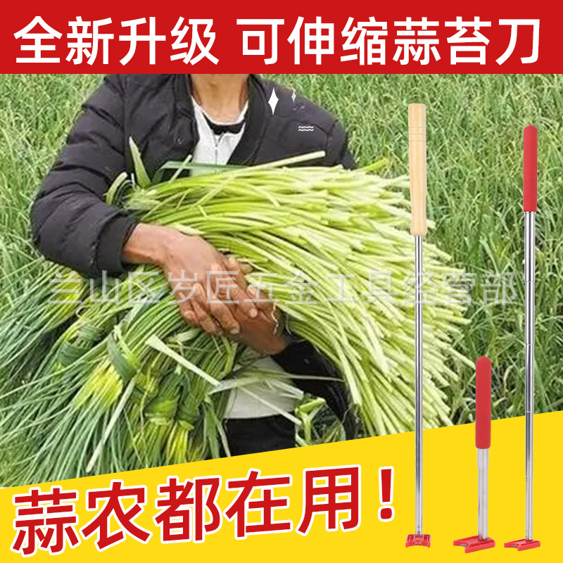 新款蒜苔抽拨器收蒜薹刀收割蒜苔工具揪蒜苔刀剥蒜薹刀扎蒜苔