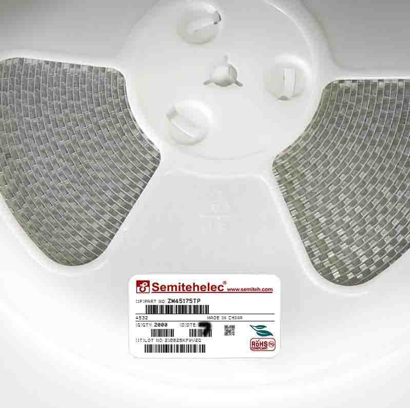 ZM45175TP 贴片陶瓷放电管 4532 SEMITEH 全新原装正品