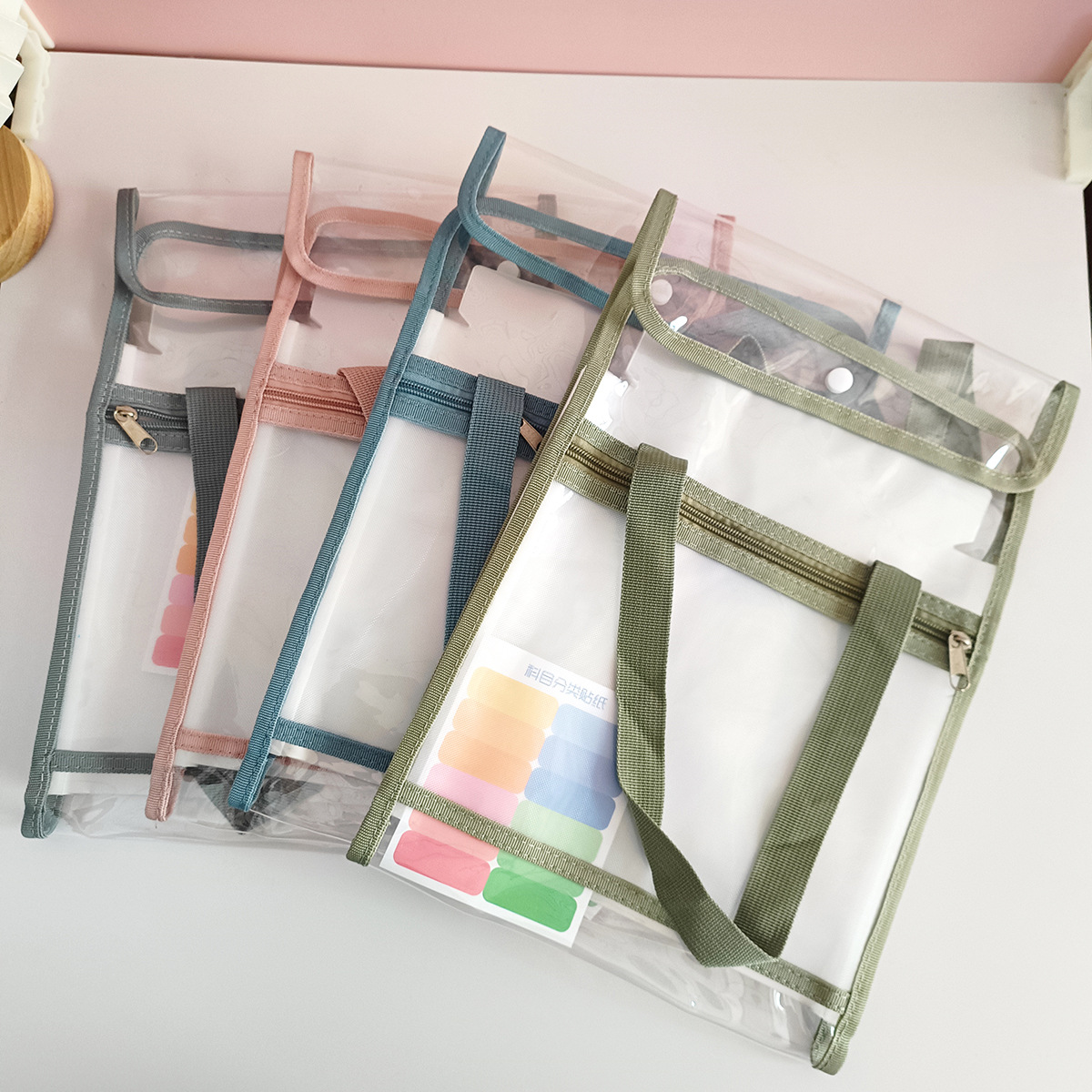 Mayorista A4 bolsas de papel de prueba portátiles verticales 13 capas bolsas de clasificación de sujetos de gran capacidad carpetas de bolsa de órgano de PVC
