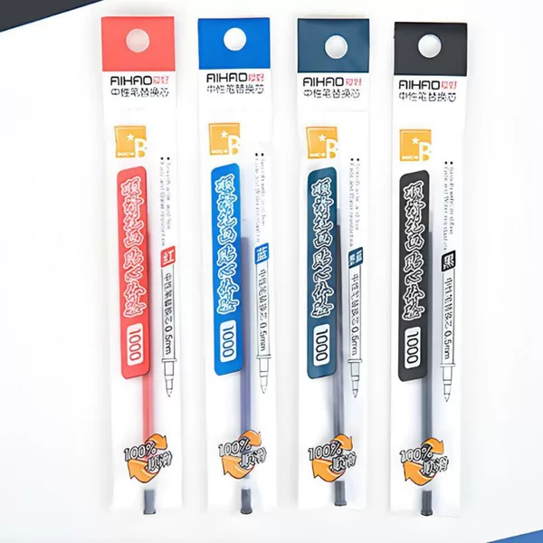 Hobby 1000 signature refills 0.5mm neutral refills bullet refills student stationery office supplies