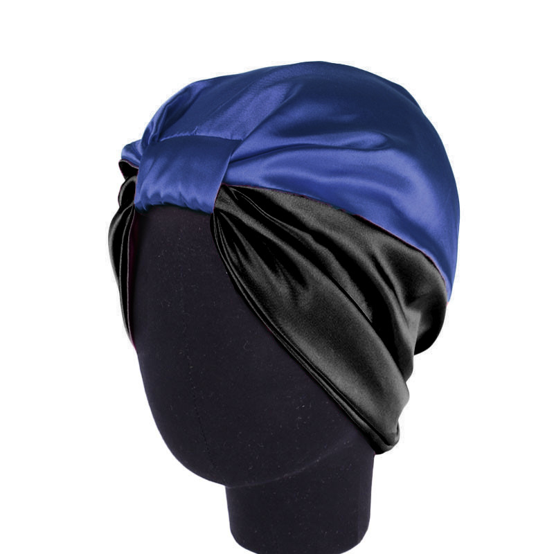 Navy blue + black