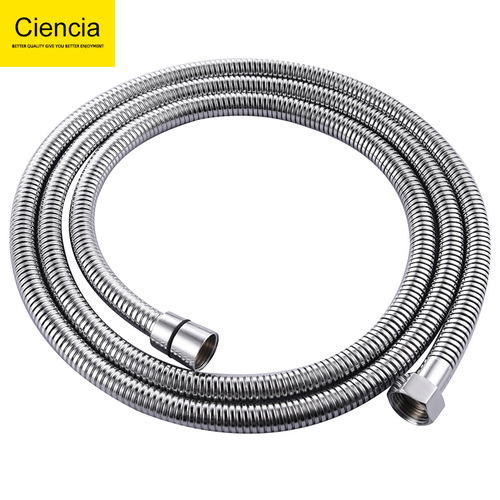 Stainless steel encrypted shower hose handheld nozzle shower hose extension hose 1.5m2m 3m bath water pipe