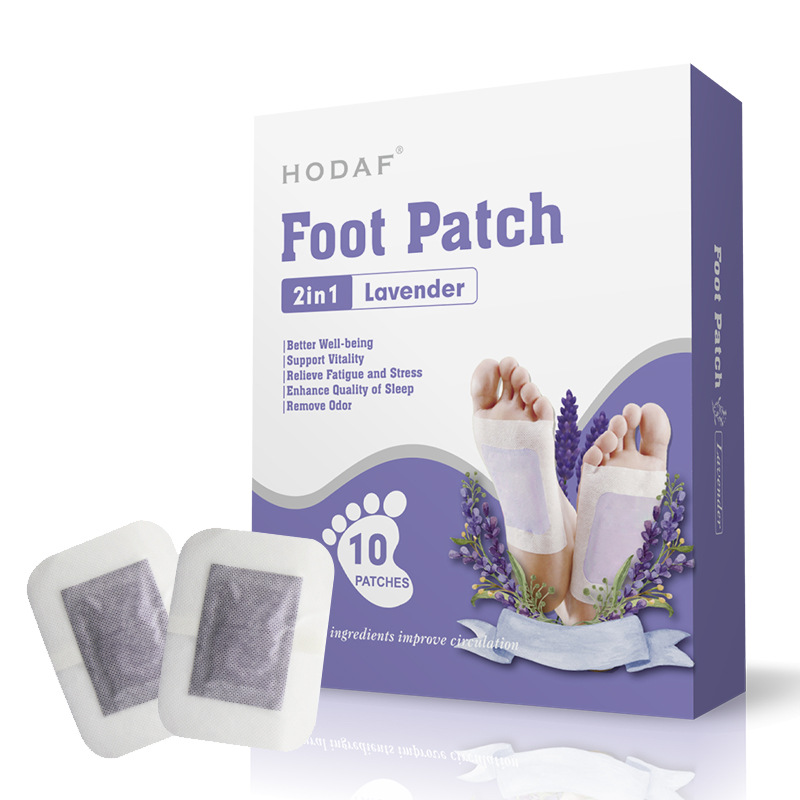八珍足贴厂家批发跨境英文生姜二合一足贴代加工英韩文FOOT PATCH