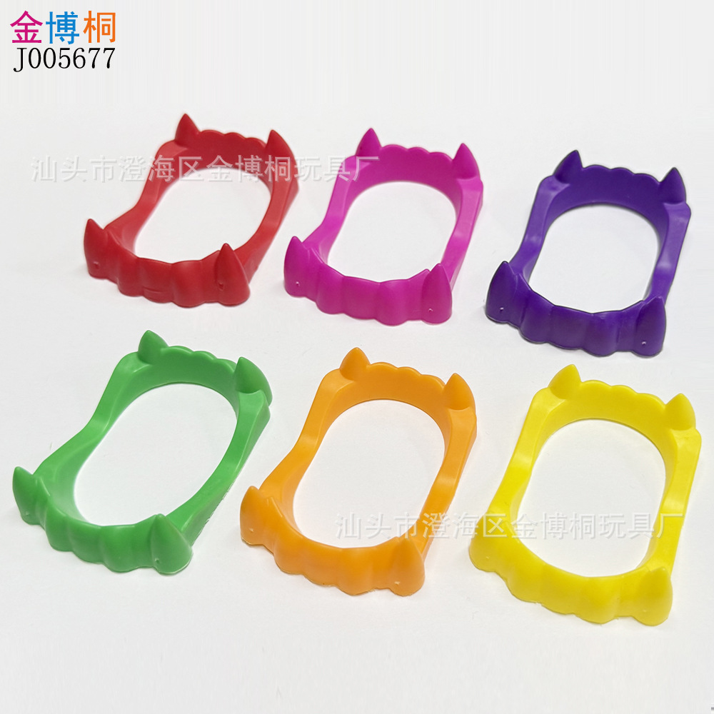 Plastic Dentures Halloween Vampire Zombie Dentures Holiday Party Masquerade Props Braces Colorfulful Pointed Braces