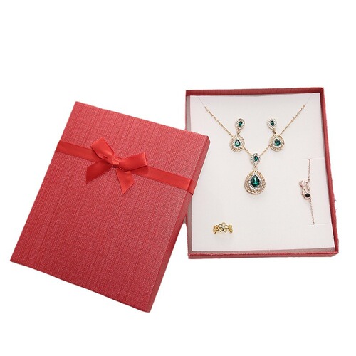 Manufacturer jewelry packaging box high-end gift box heaven and earth cover simple style gift box wholesale