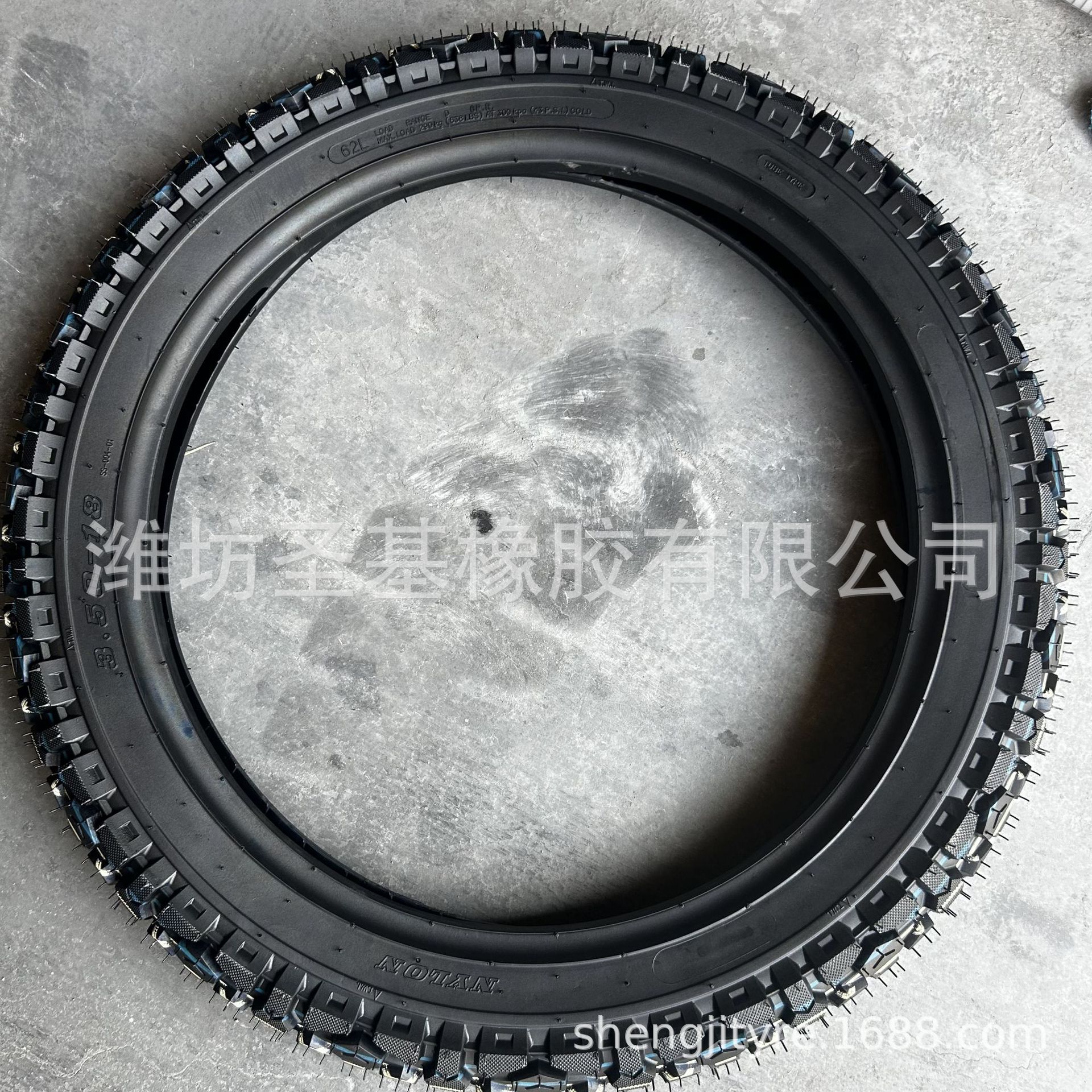 Motorcycle tire factory sells off-road motorcycle tires with anti-slip and wear-resistant properties 350-18