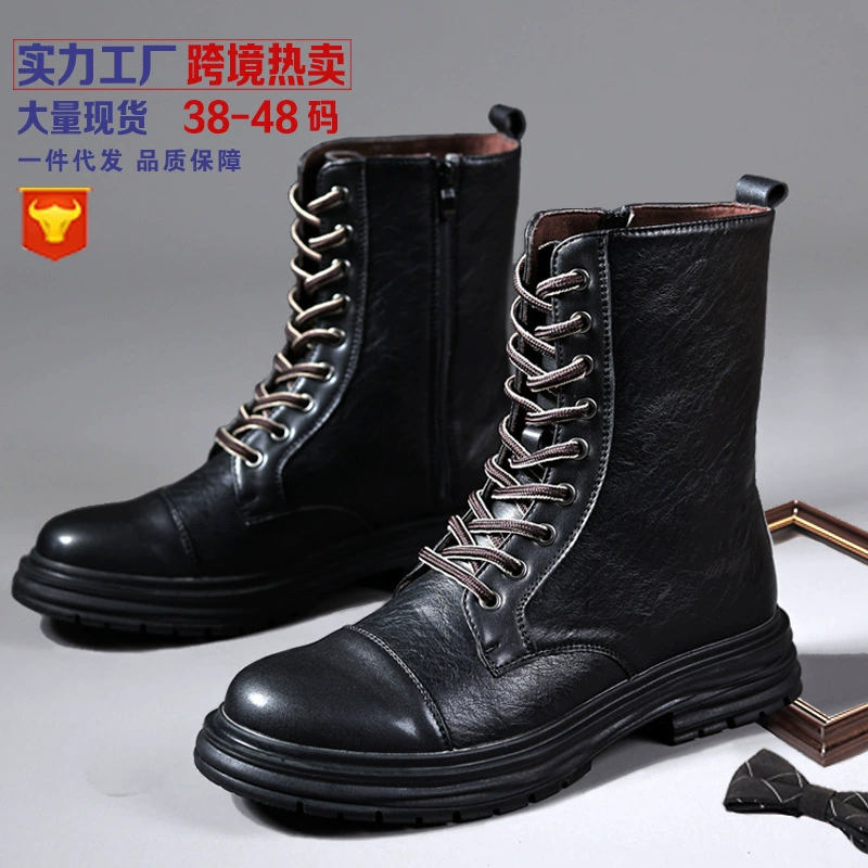 Трансграничные европейские и американские западные джинсовые сапоги