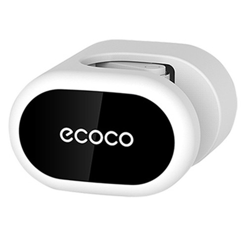 ecoco punch-free, traceless wall-mounted multifunctional toilet brush broom clip silicone non-slip mop holder card holder
